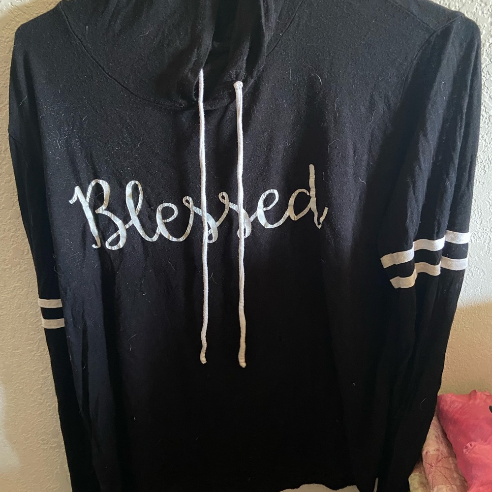 •blessed• child black long sleeve shirt